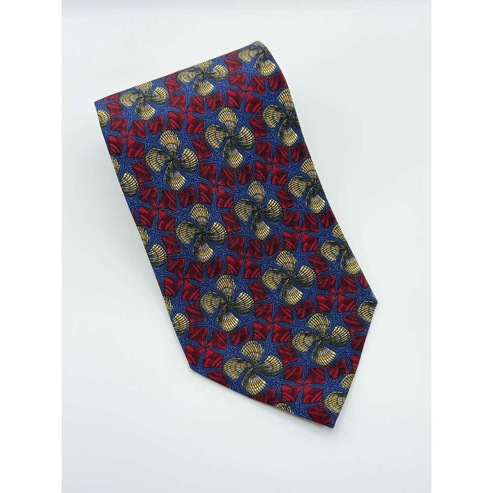 M.C. Escher Silk Tie Shells Starfish Symmetry 42 1941 Cordon Art Boxelder